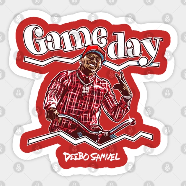 Deebo Samuel Gameday Sticker by Chunta_Design